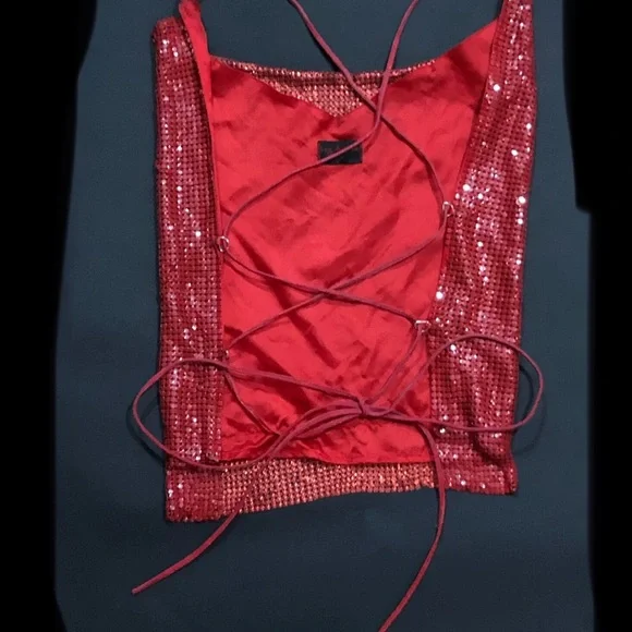 COPY - NWOT Vintage Lightweight Chain-linked Dancers Top - Picture 7 of 8